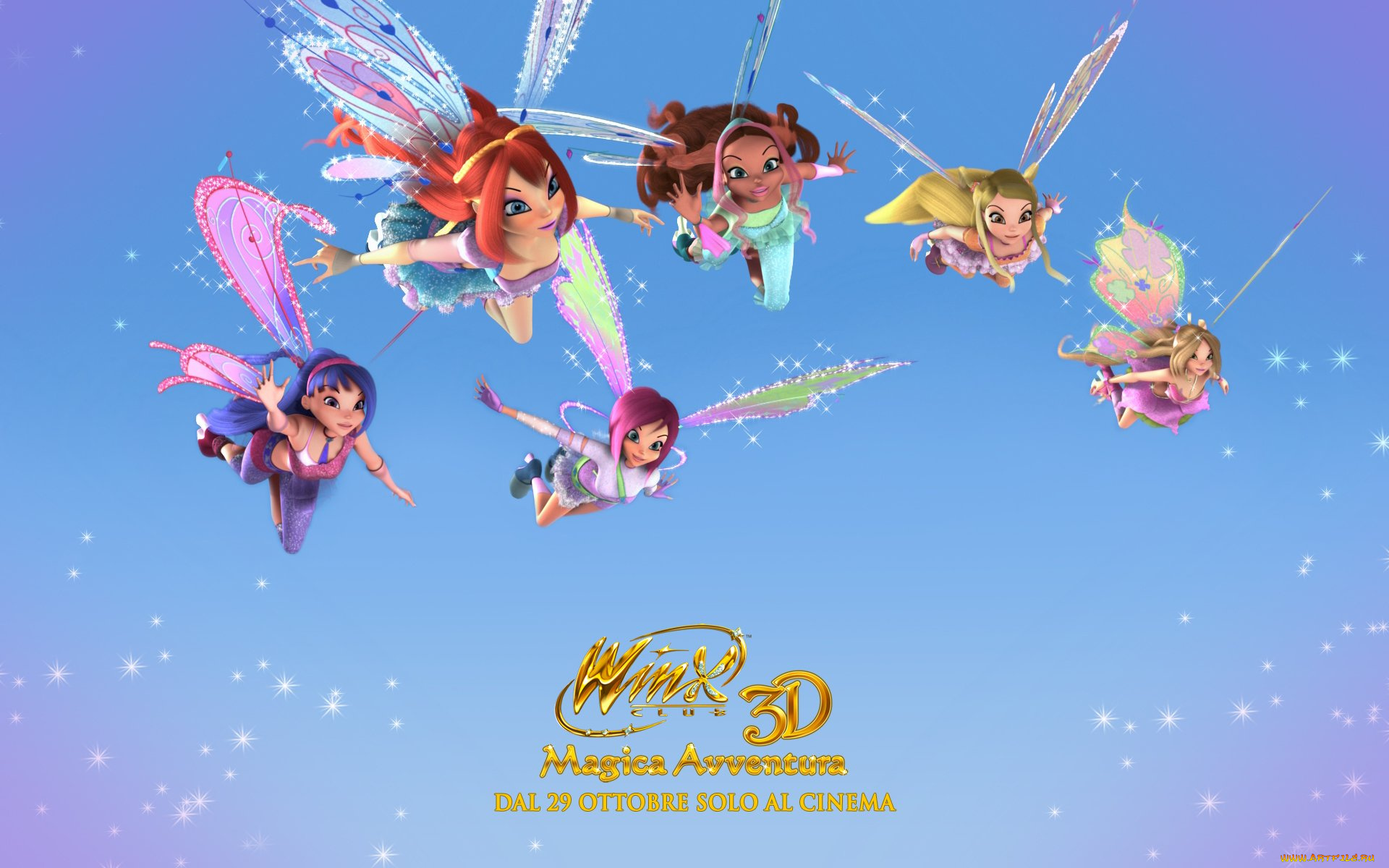 winx, club, 3d, magic, adventure, мультфильмы