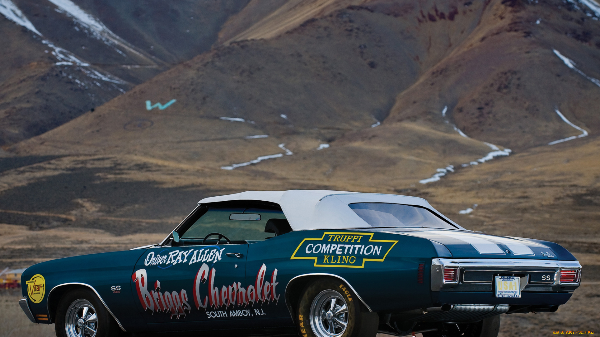 chevrolet, chevelle, ss, 454, ls6, convertible, nhra, автомобили