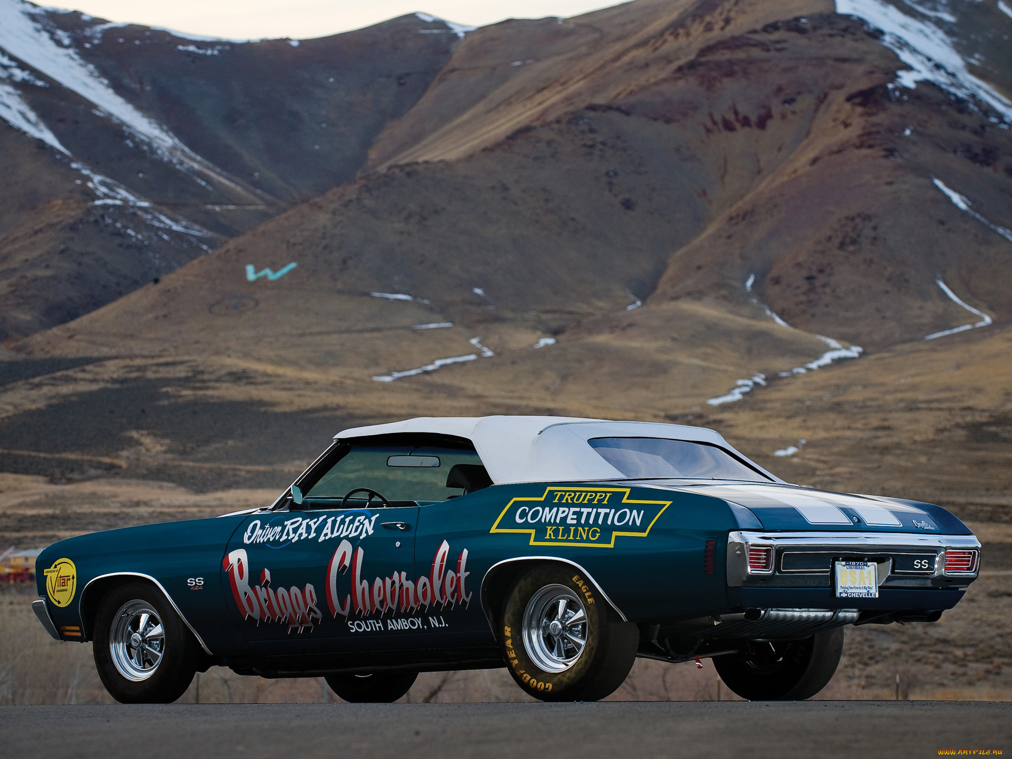 chevrolet, chevelle, ss, 454, ls6, convertible, nhra, автомобили