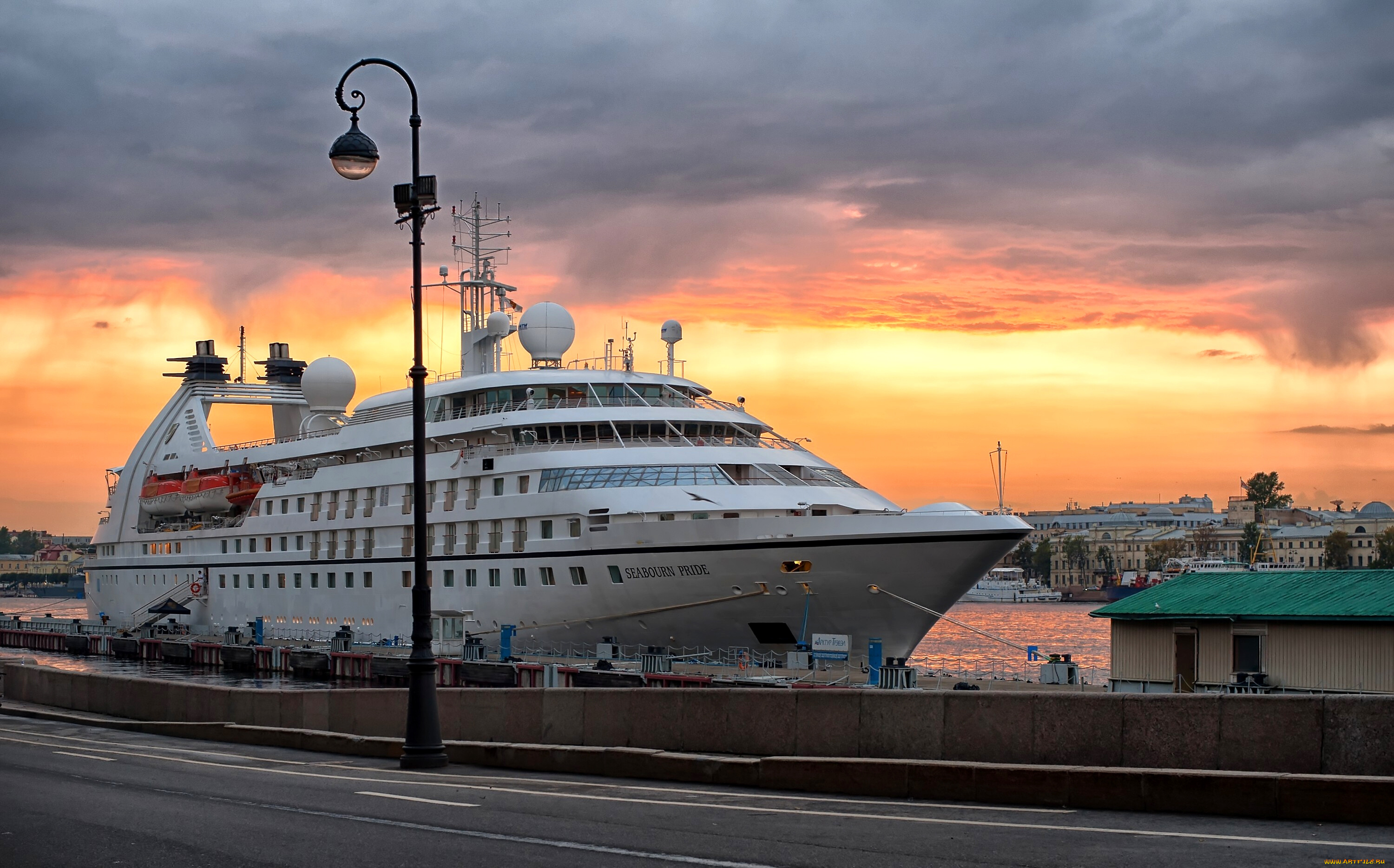 корабли, лайнеры, причал, набережная, seabourn, pride