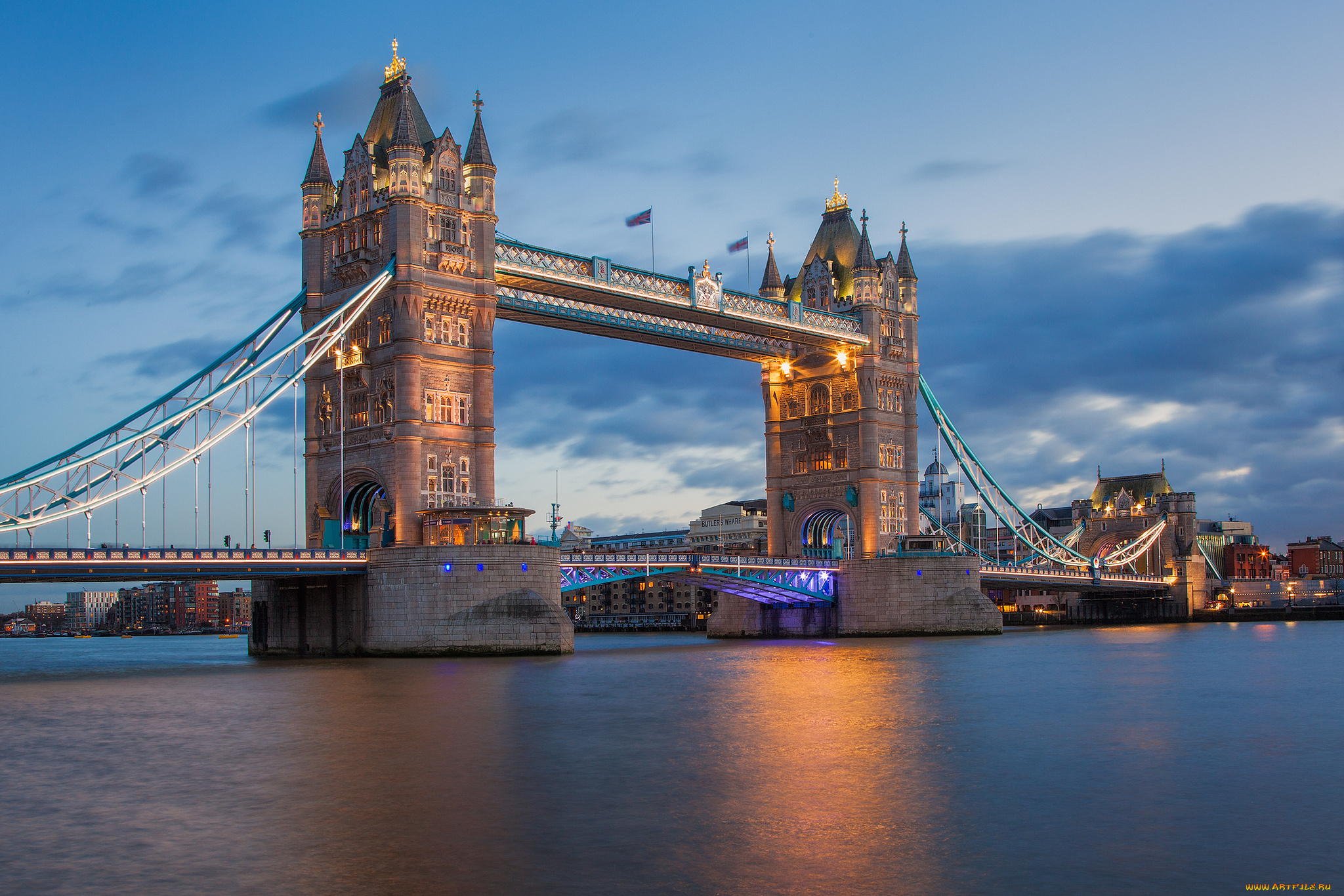 Великобритания лондон река мост скачать