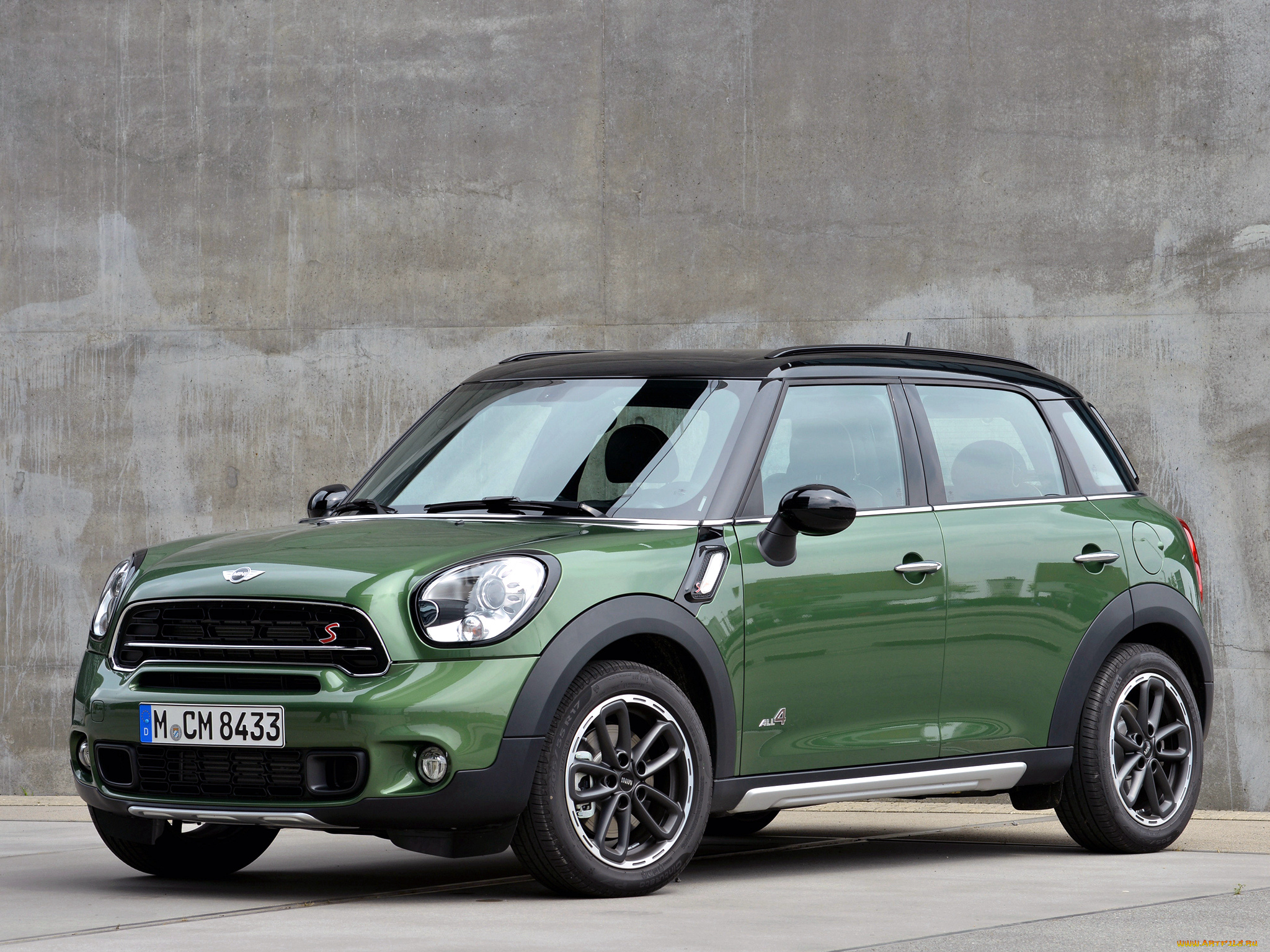 автомобили, mini, cooper, s, countryman, r60, 2014г, зеленый