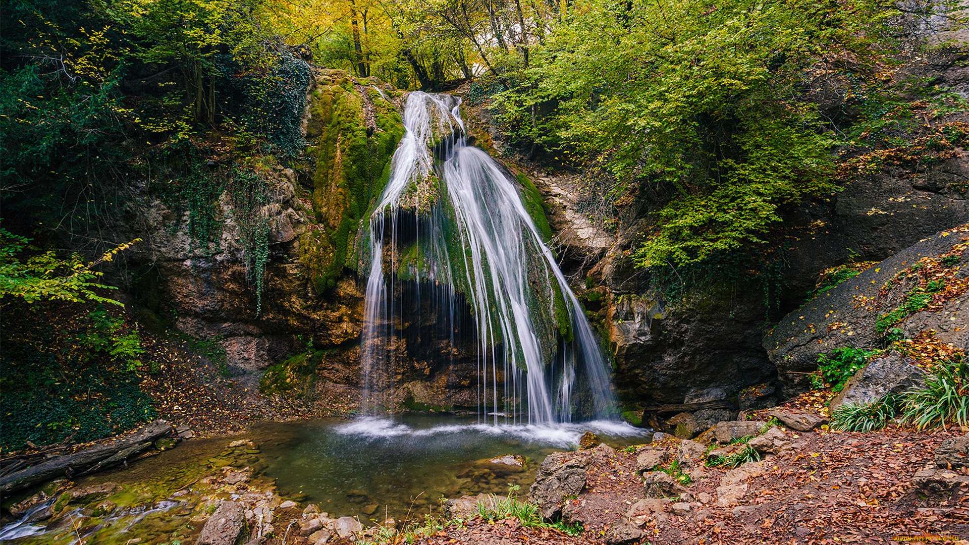 природа, водопады, простор