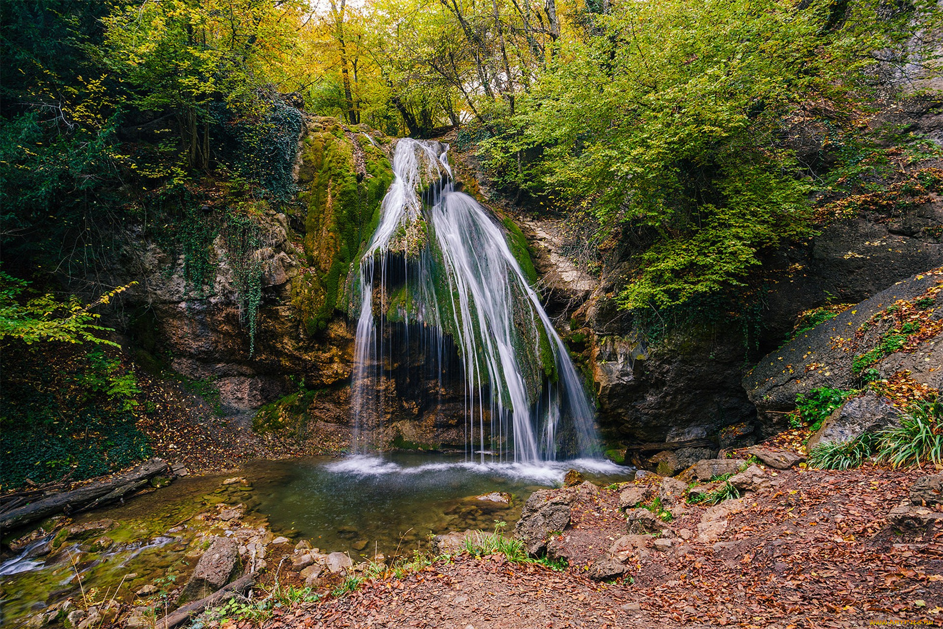 природа, водопады, простор