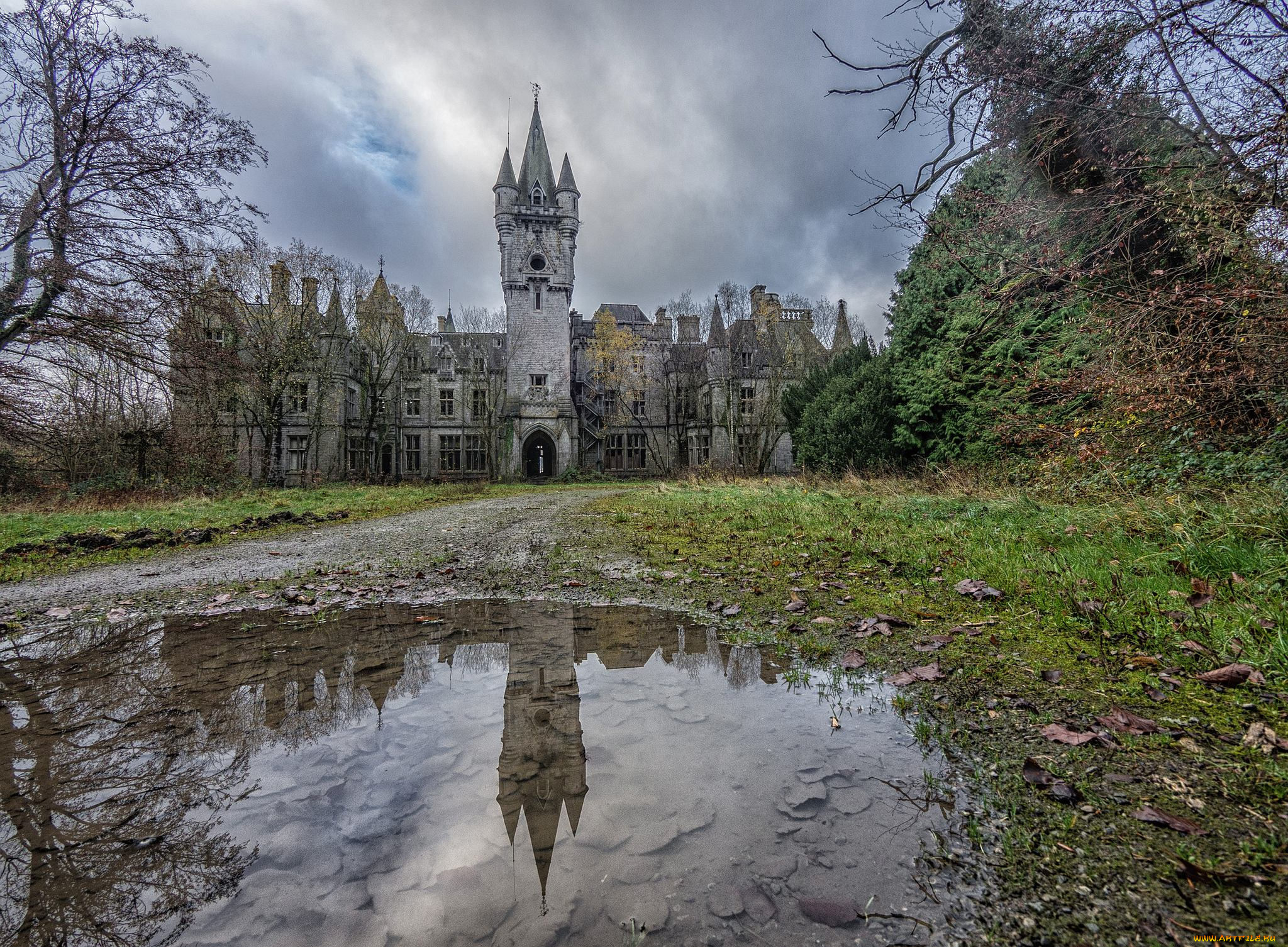 miranda, castle, in, celles, города, замки, бельгии, замок