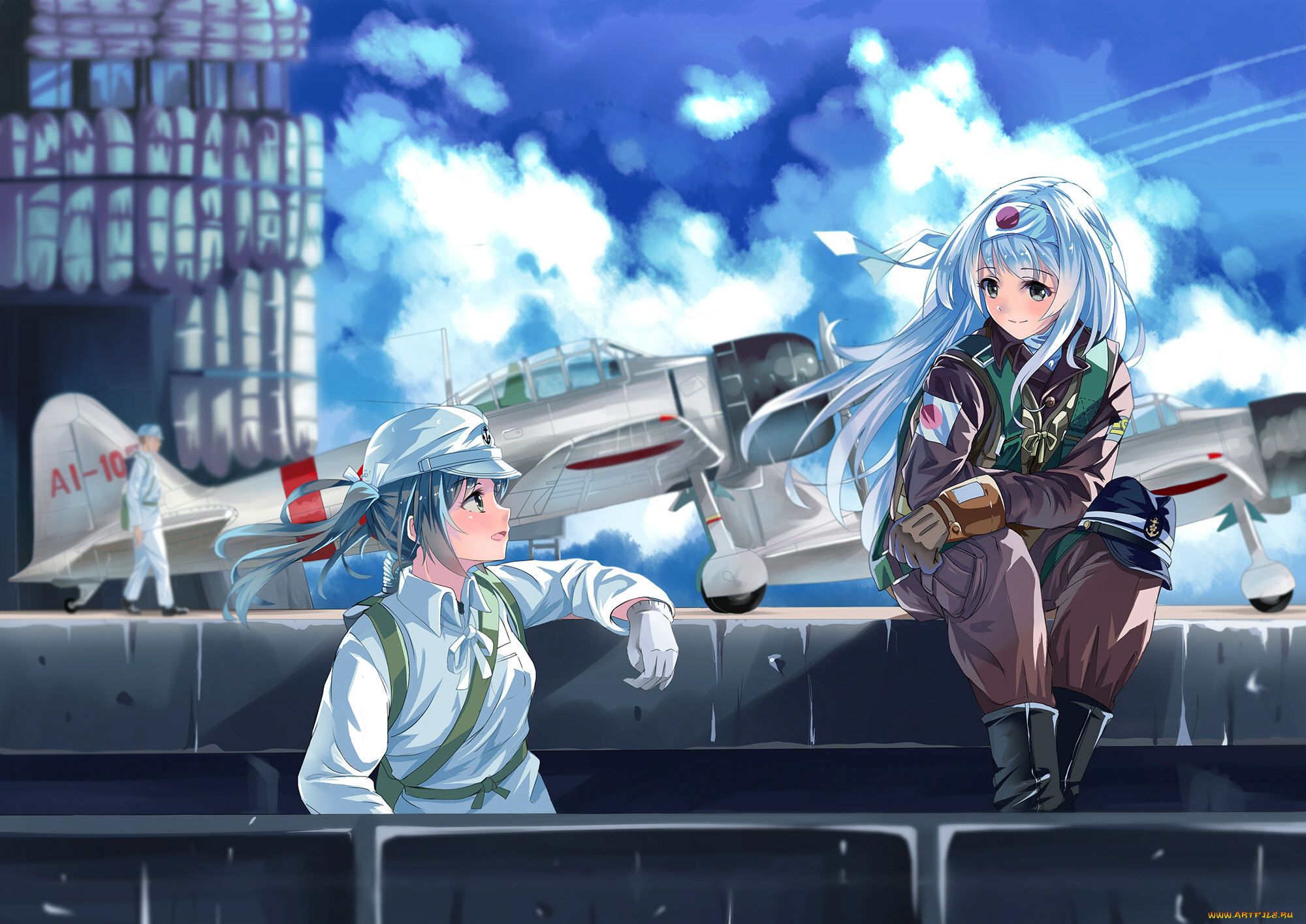 аниме, kantai, collection, девушки