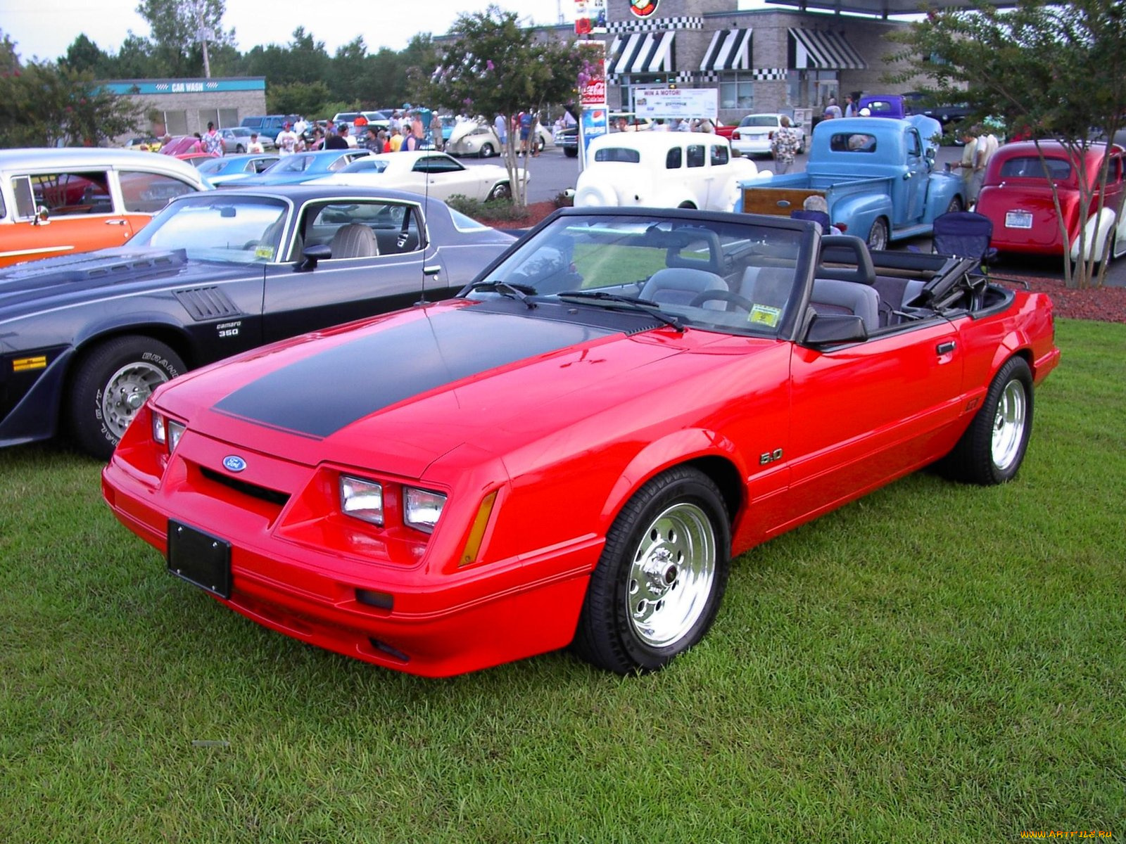 1985, ford, mustang, convertible, classic, автомобили