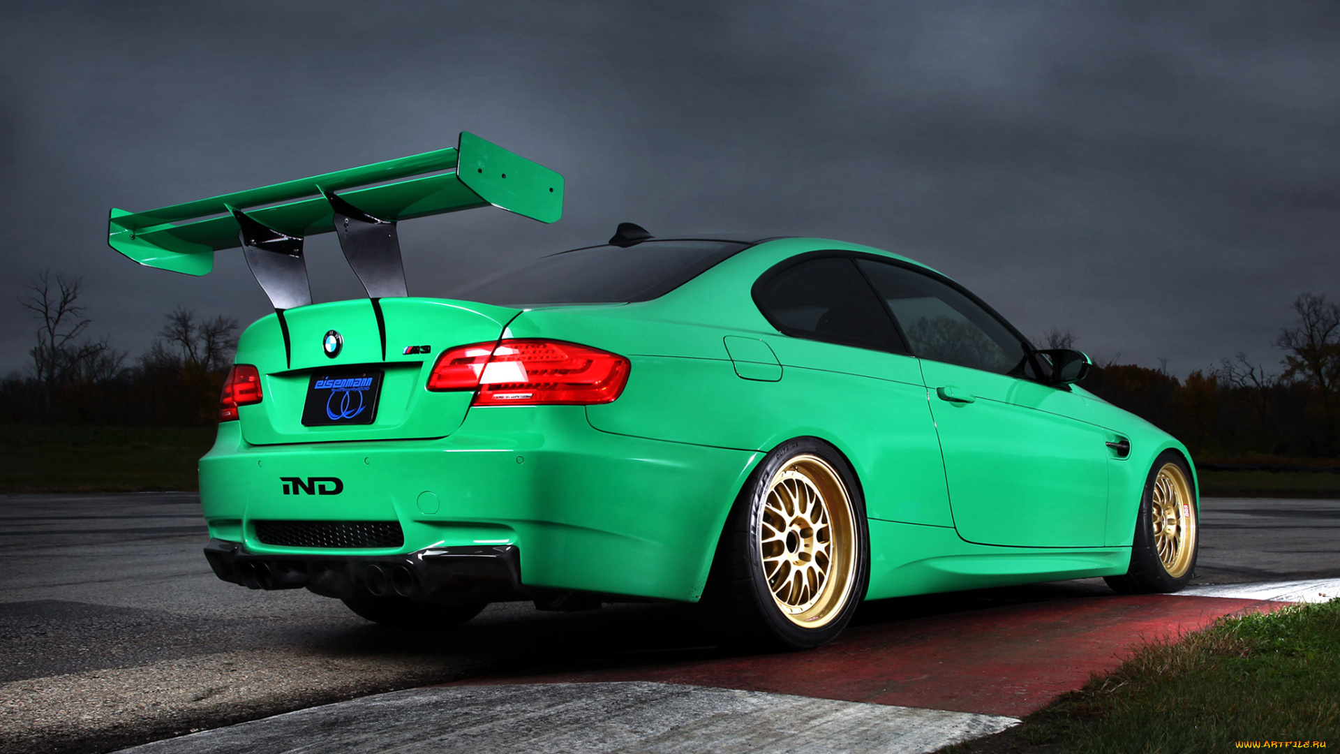 ind, bmw, m3, coupe, green, hell, автомобили