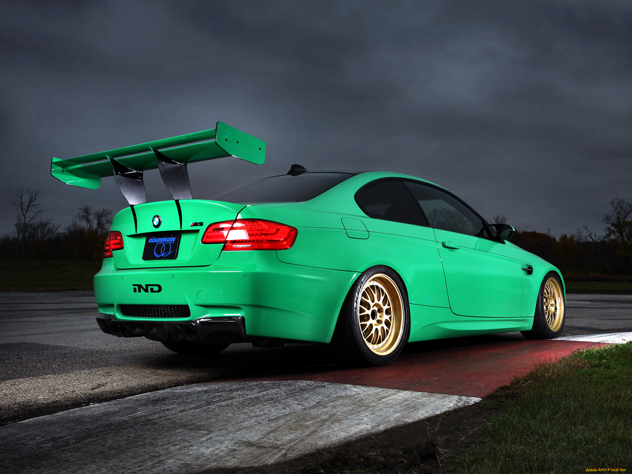 ind, bmw, m3, coupe, green, hell, автомобили