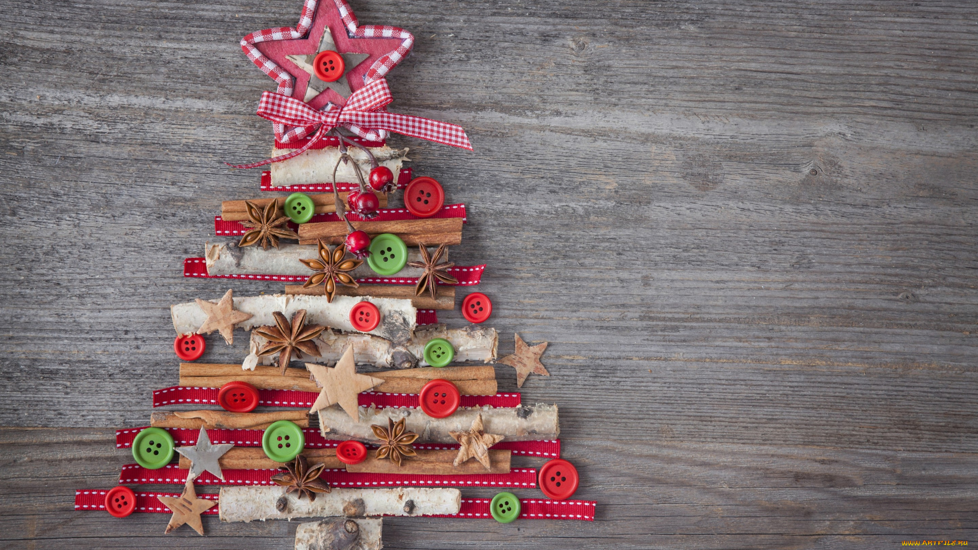 праздничные, украшения, merry, christmas, decoration, tree, vintage, wood, новый, год, рождество, елка