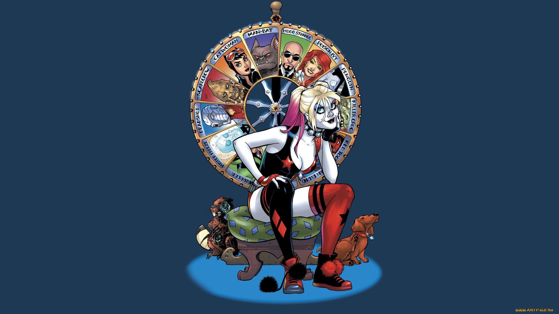 рисованное, комиксы, harley, quinn