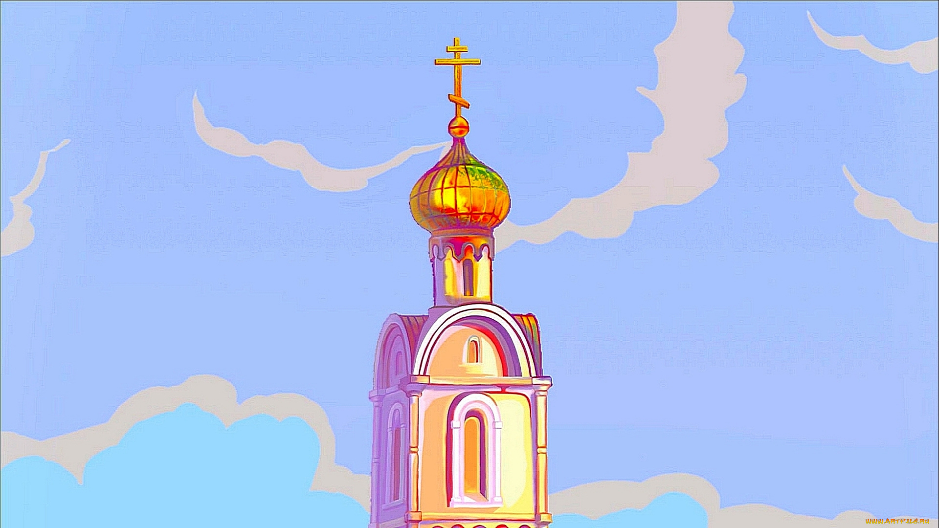 рисованное, религия, купол