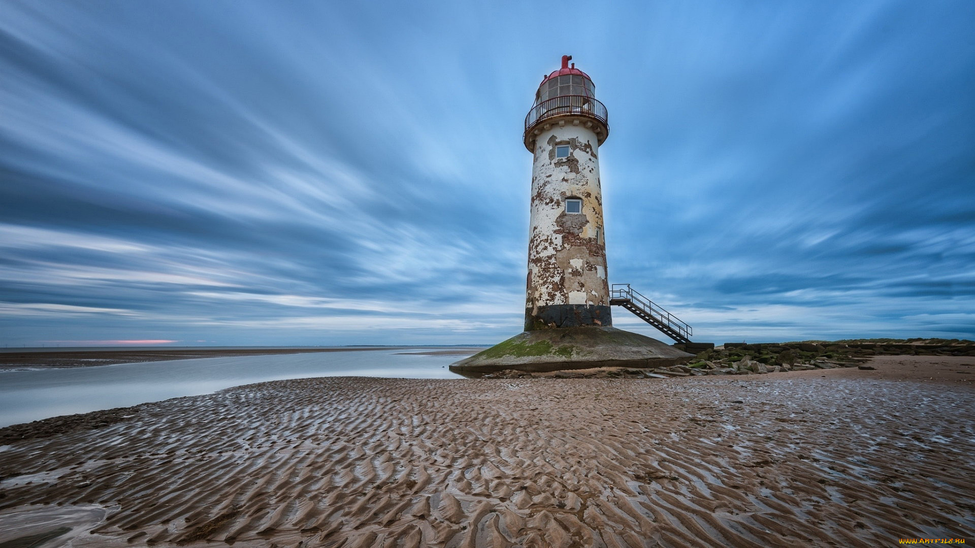 point, of, ayr, lighthouse, flintshire, wales, природа, маяки, point, of, ayr, lighthouse