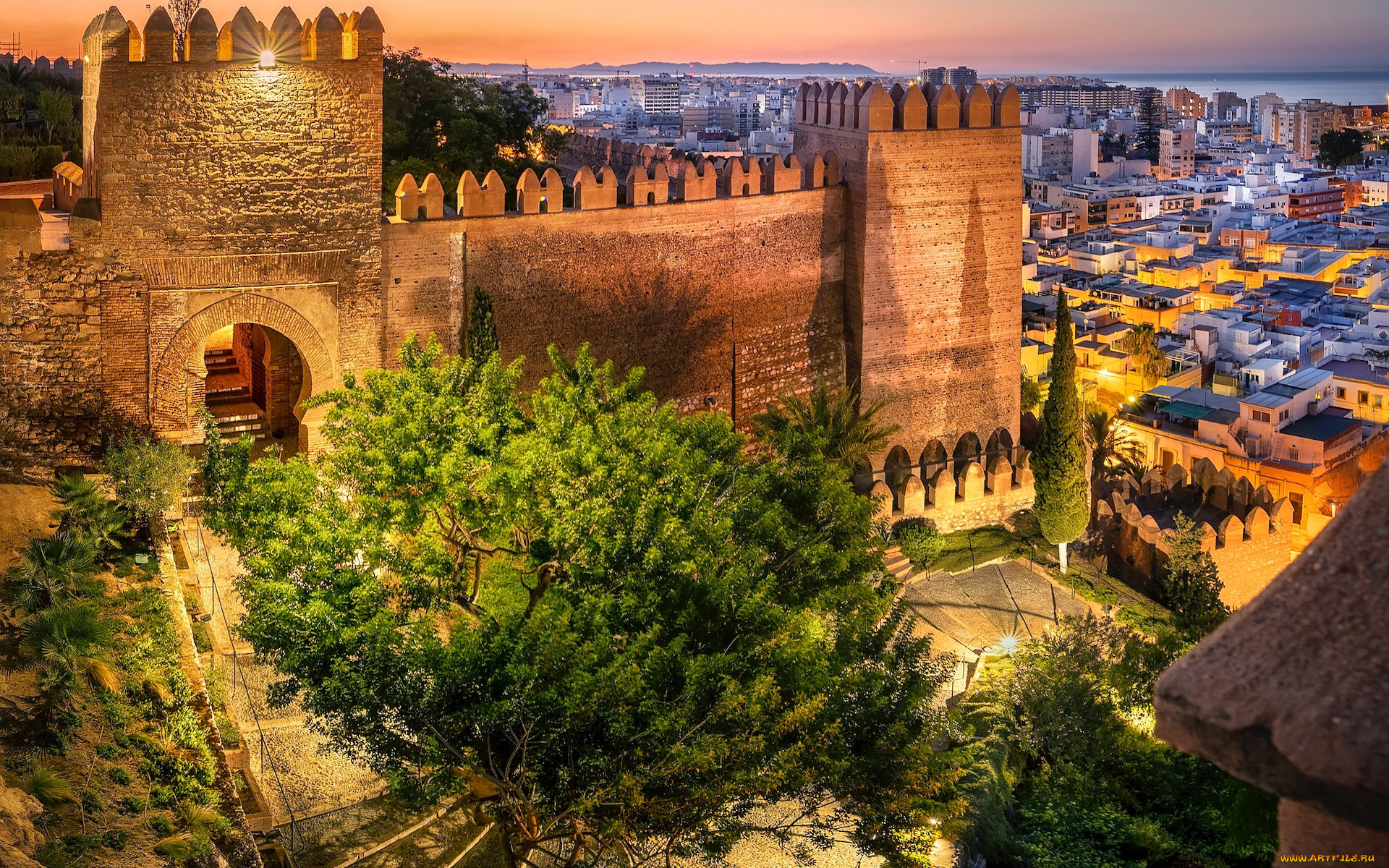 alcazaba, de, malaga, spain, города, -, дворцы, , замки, , крепости, alcazaba, de, malaga