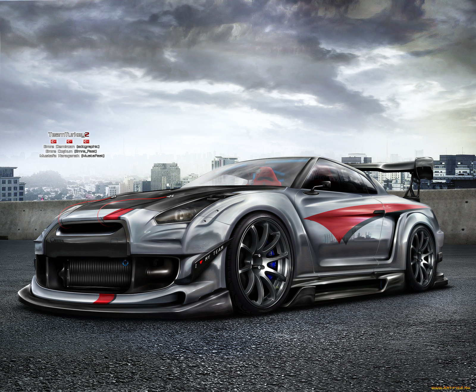 Тюнинг спорт. Nissan Skyline GTR r35.