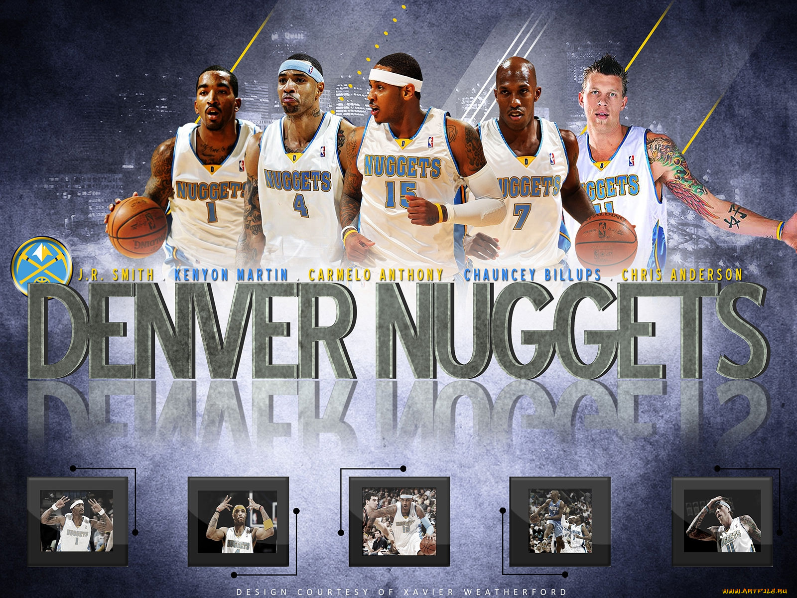 denver, nuggets, 2010, спорт, nba, нба, чемпионат, игроки, баскетбол