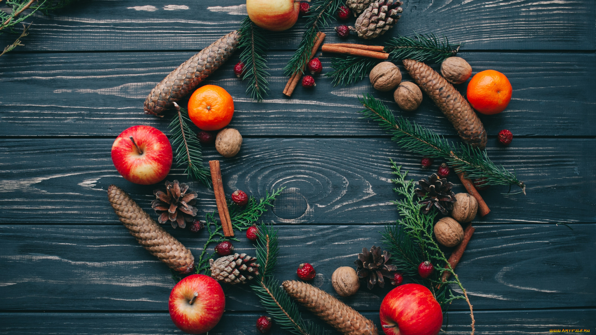 праздничные, угощения, christmas, фрукты, рождество, новый, год, яблоки