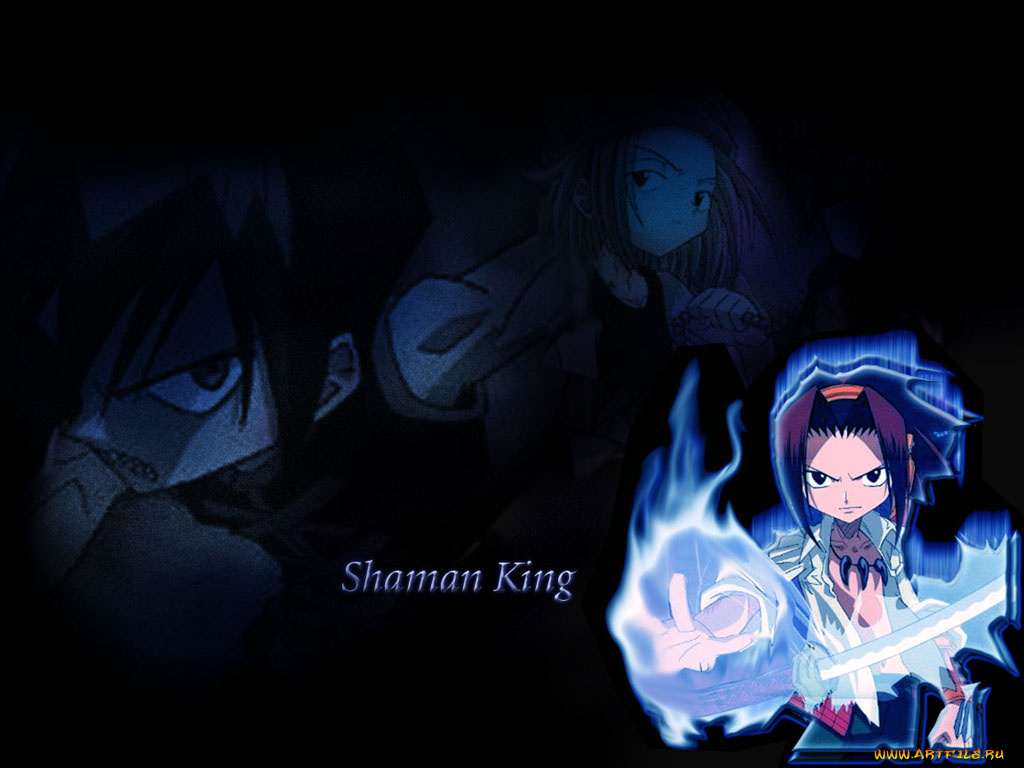 аниме, shaman, king