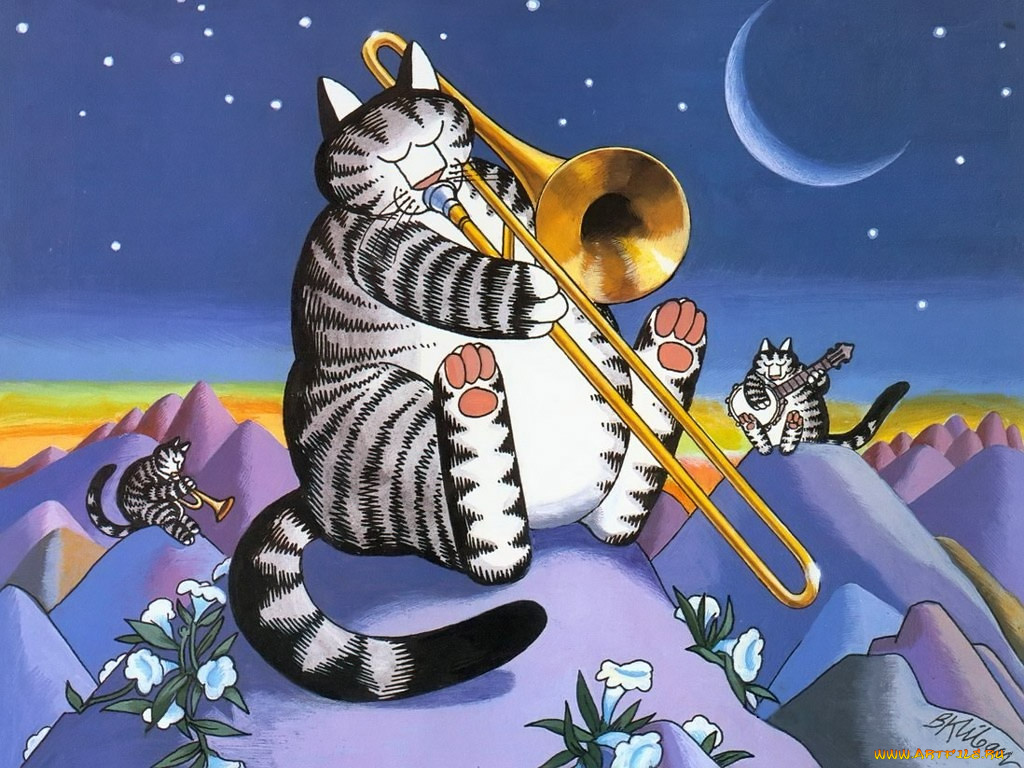 kliban, cats, рисованные, bernard