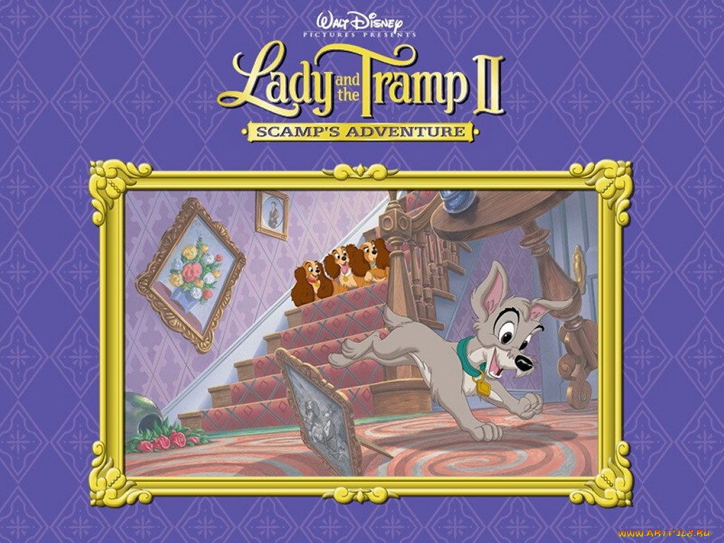 мультфильмы, lady, and, the, tramp, ii, scamp`s, adventure