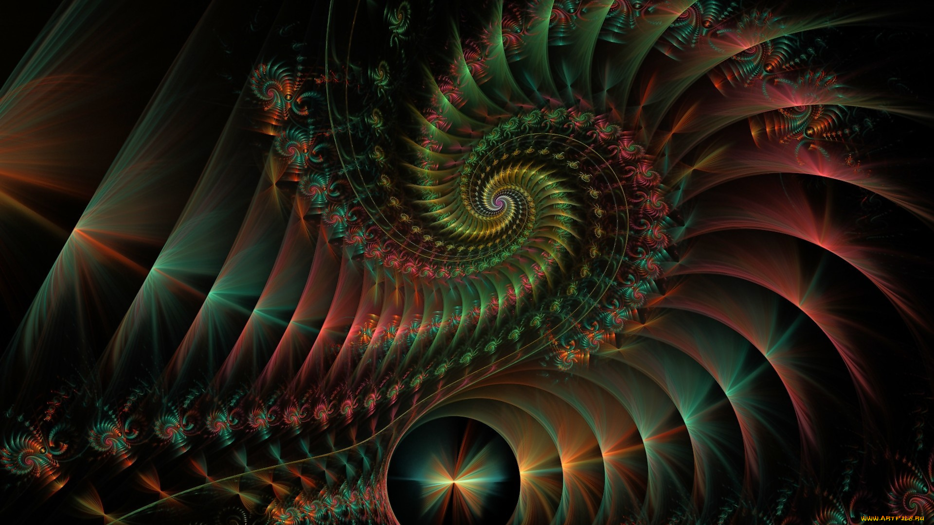 3д, графика, fractal, фракталы, фрактал, узор