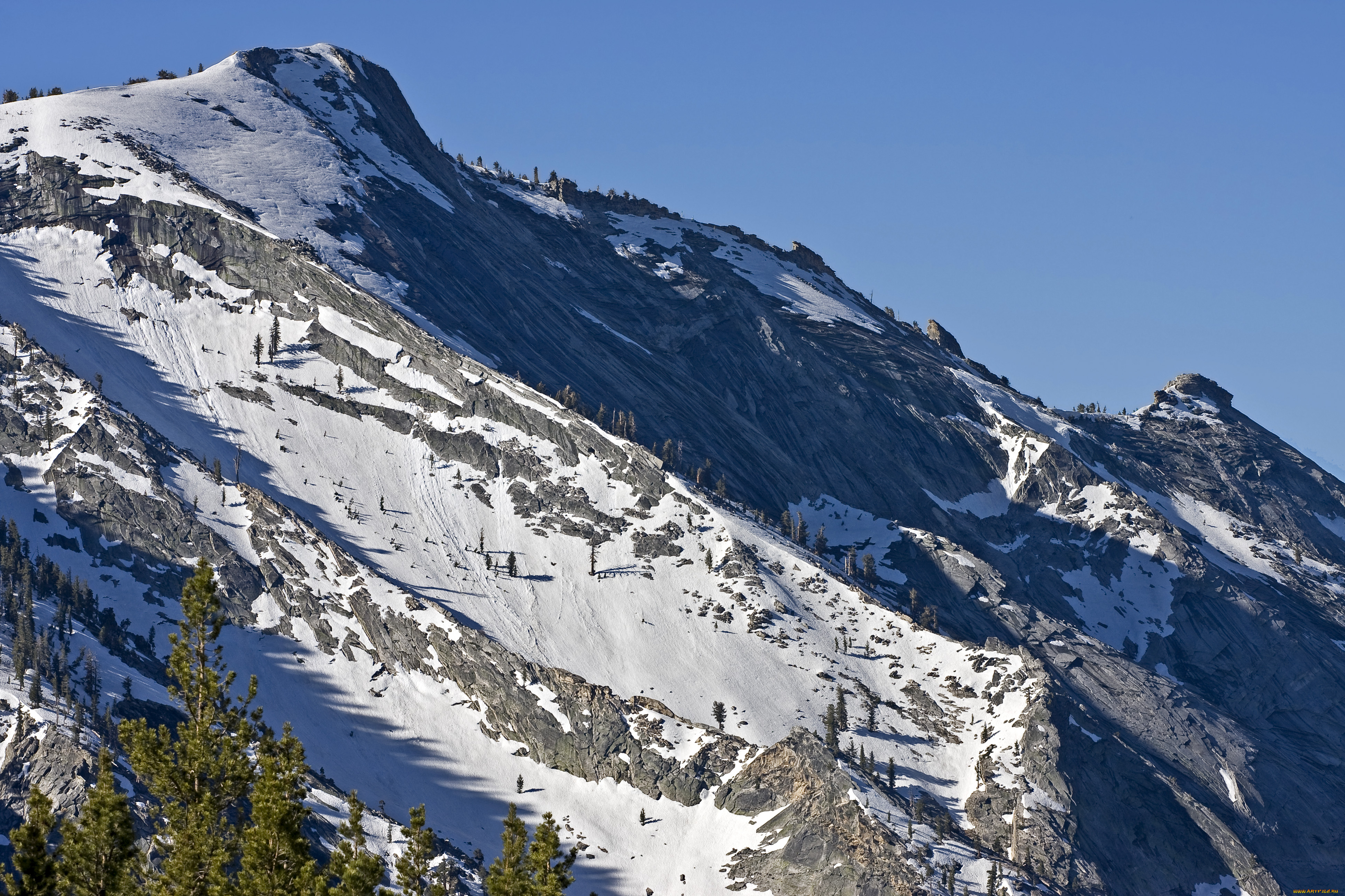 природа, горы, yosemite, tenaya