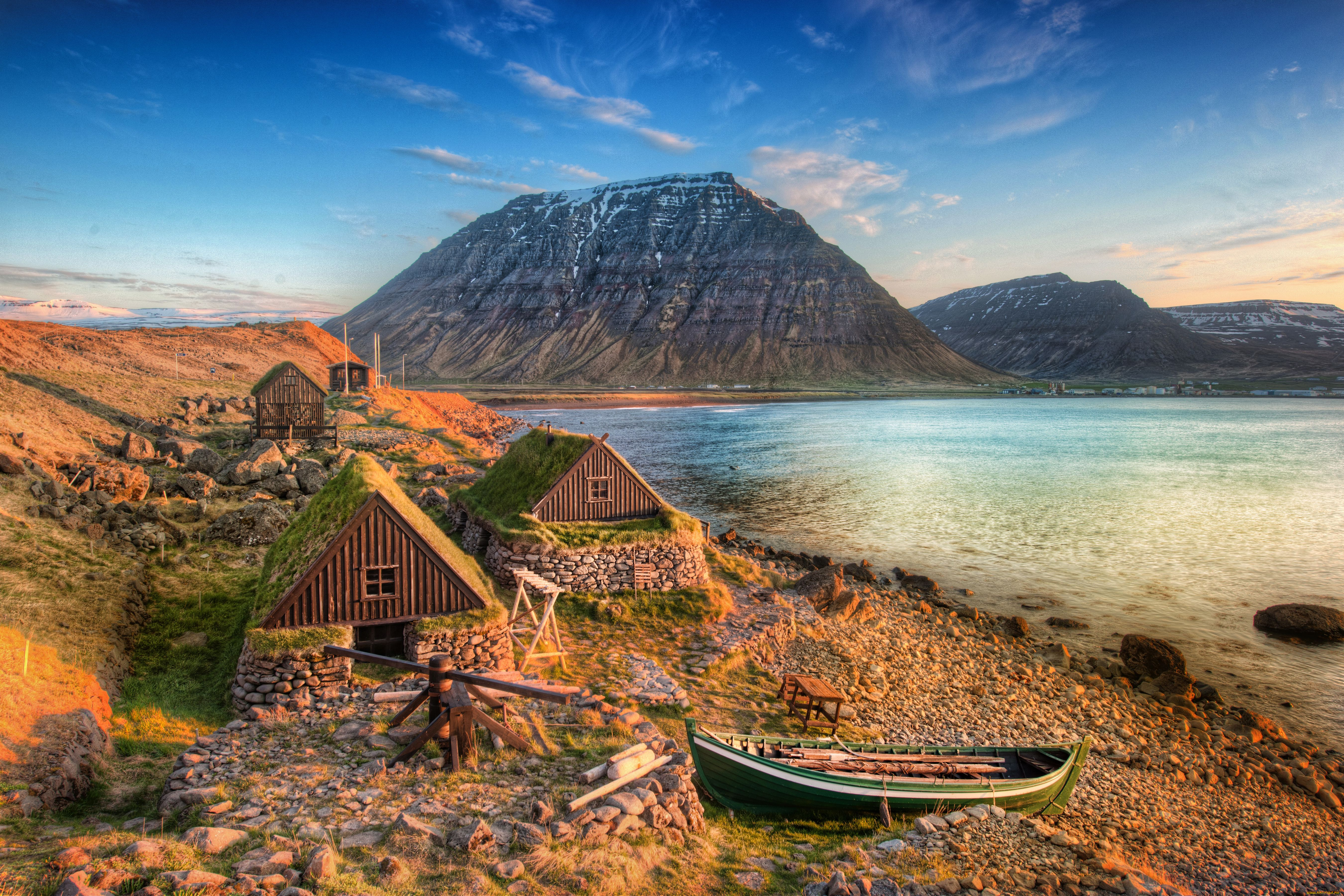 isafjordur, iceland, природа, пейзажи