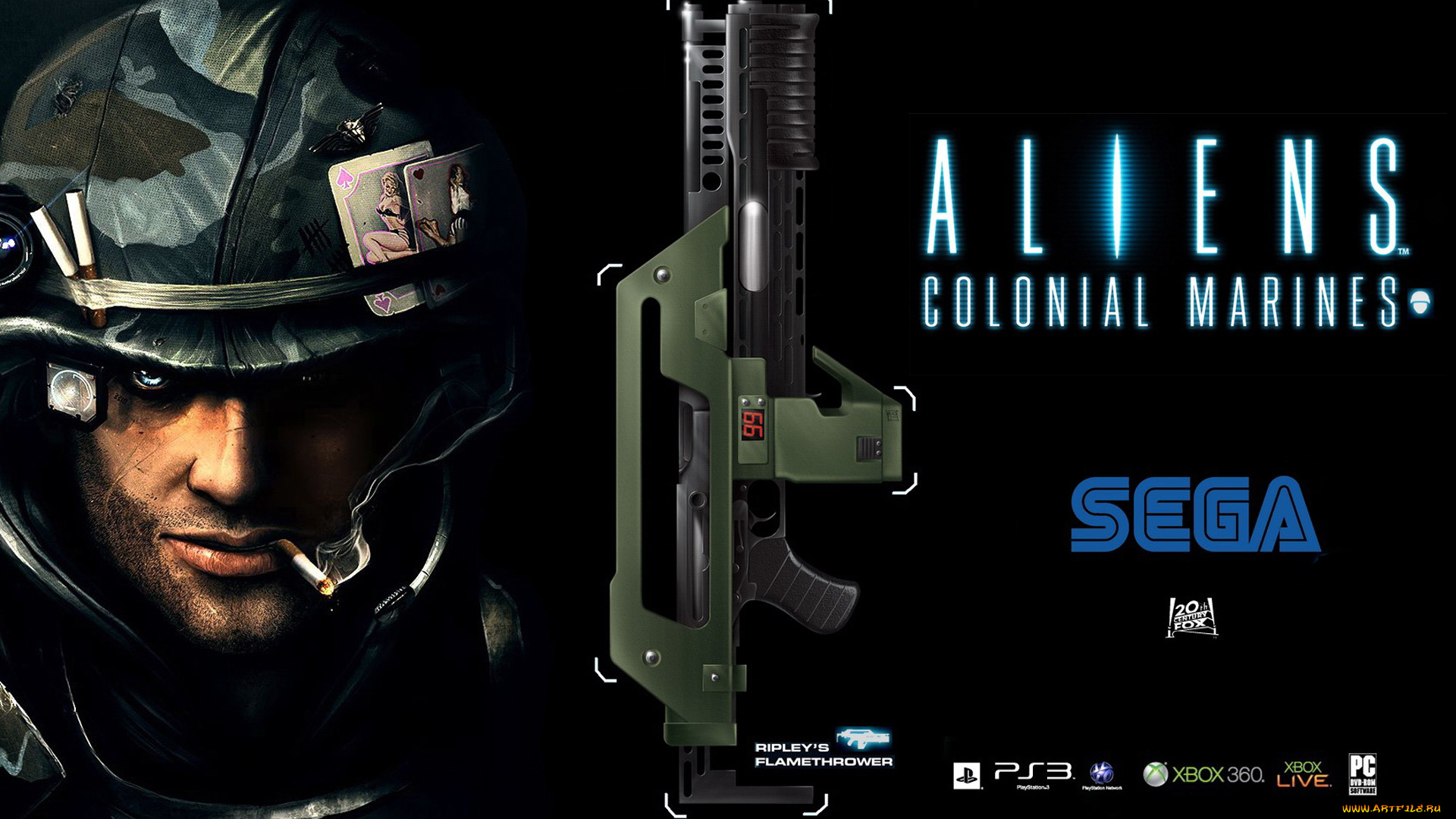 aliens, colonial, marines, видео, игры, солдат, оружие