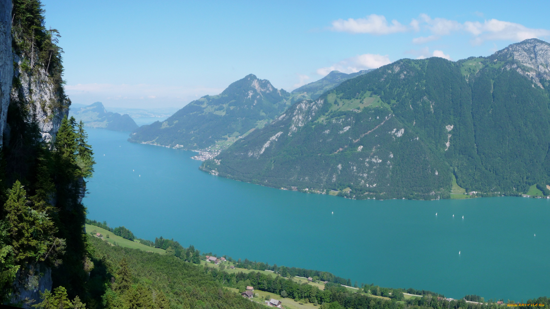 швейцария, эмметтен, природа, реки, озера, горы, озеро