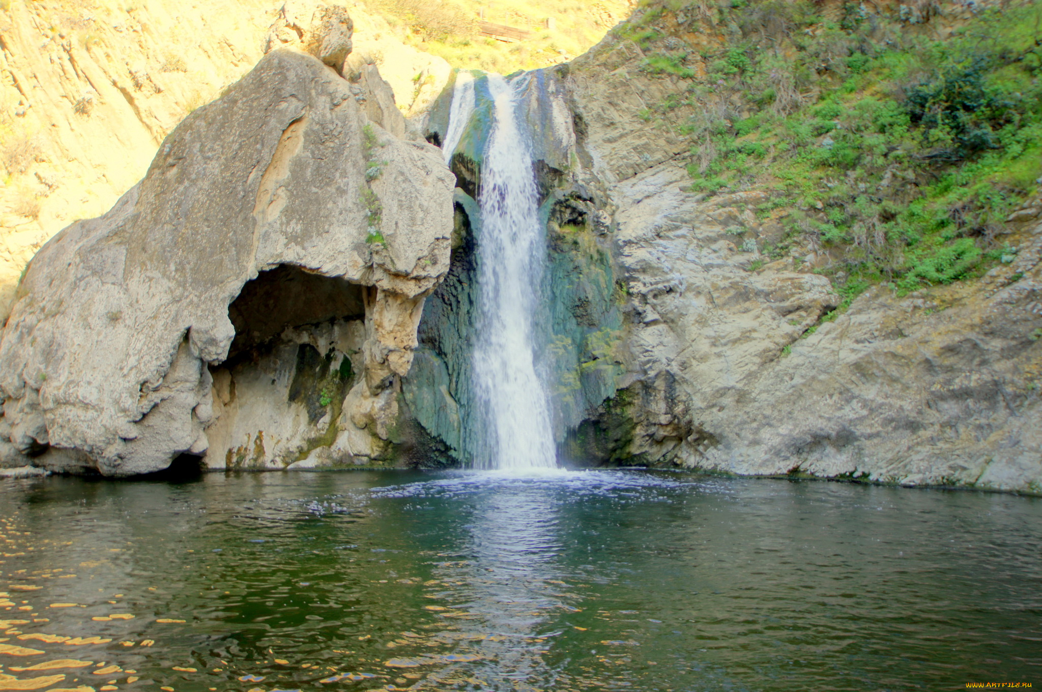 california, malibu, природа, водопады, водопад