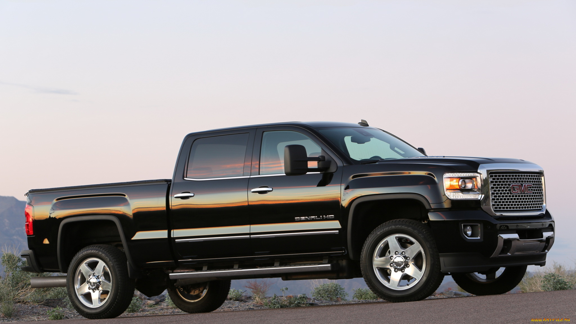 автомобили, gm-gmc, 2014г, cab, crew, темный, 2500, denali, sierra, gmc, hd