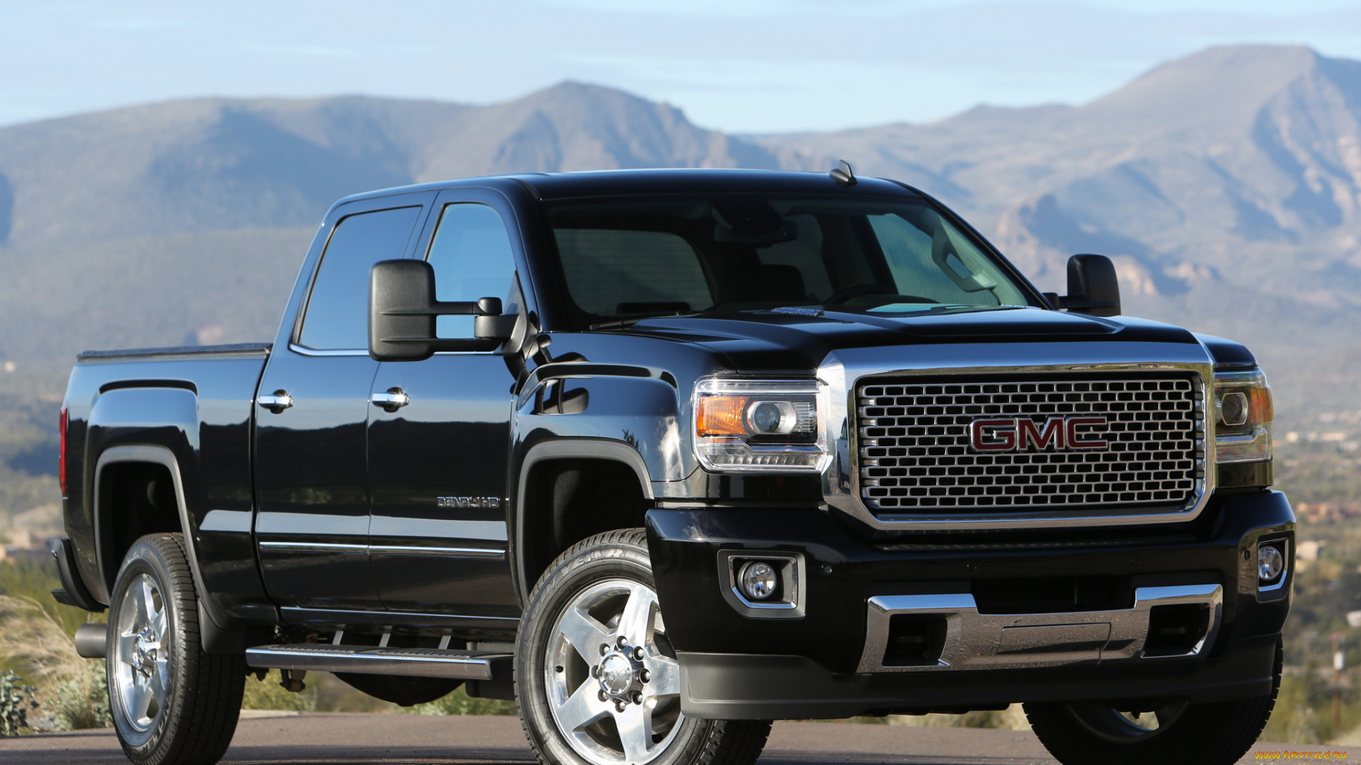 автомобили, gm-gmc, 2500, gmc, темный, 2014г, cab, crew, hd, denali, sierra