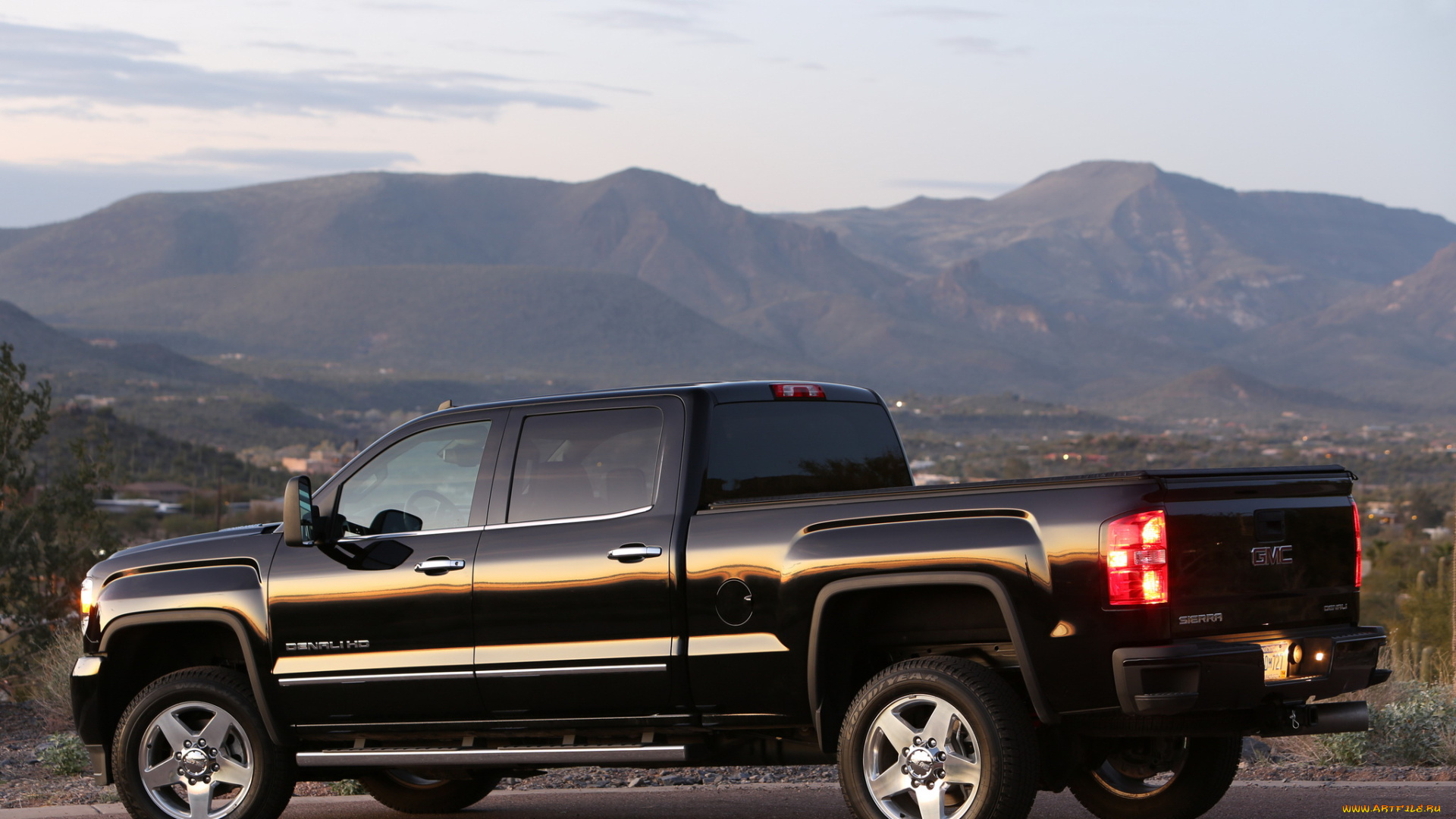 автомобили, gm-gmc, cab, 2014г, темный, hd, crew, sierra, denali, 2500, gmc