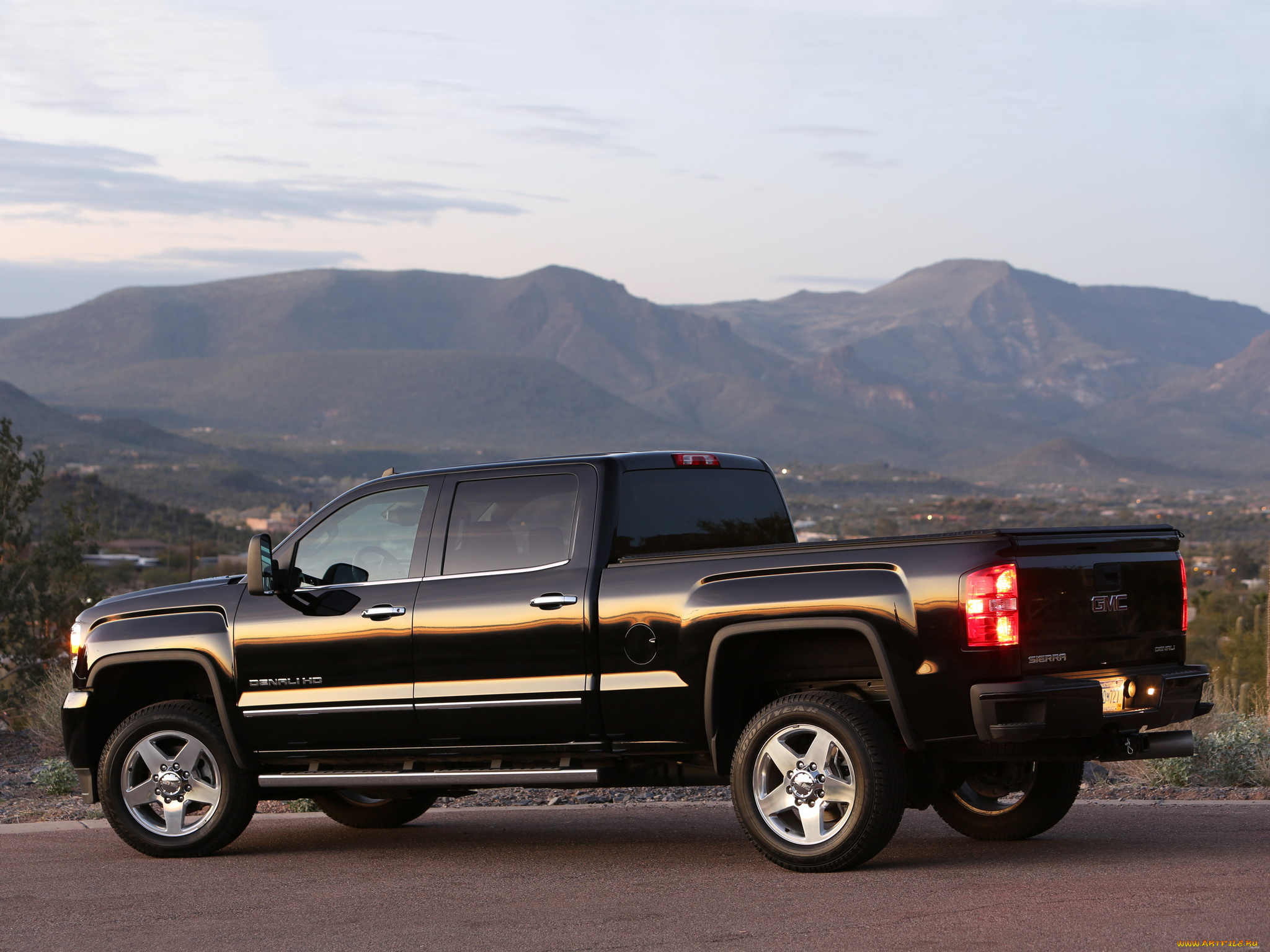 автомобили, gm-gmc, cab, 2014г, темный, hd, crew, sierra, denali, 2500, gmc