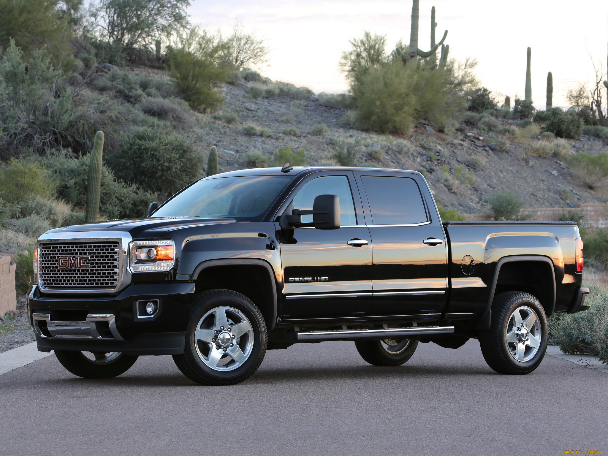 автомобили, gm-gmc, crew, темный, 2014г, gmc, sierra, denali, 2500, hd, cab