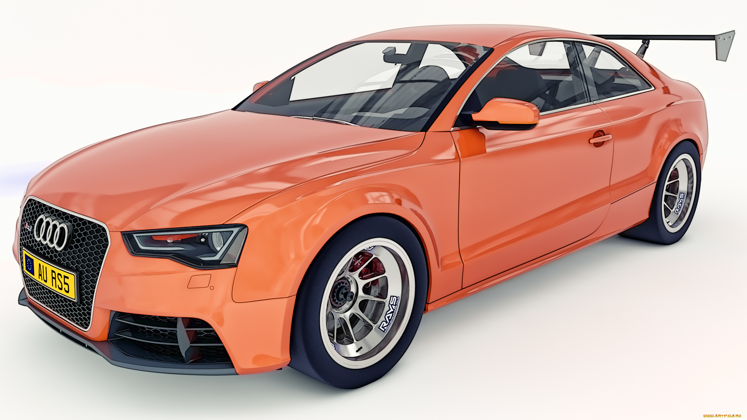 автомобили, 3д, audi, rs5, 2012