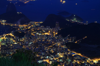 молния рио бразилия ночь lightning Rio Brazil night скачать