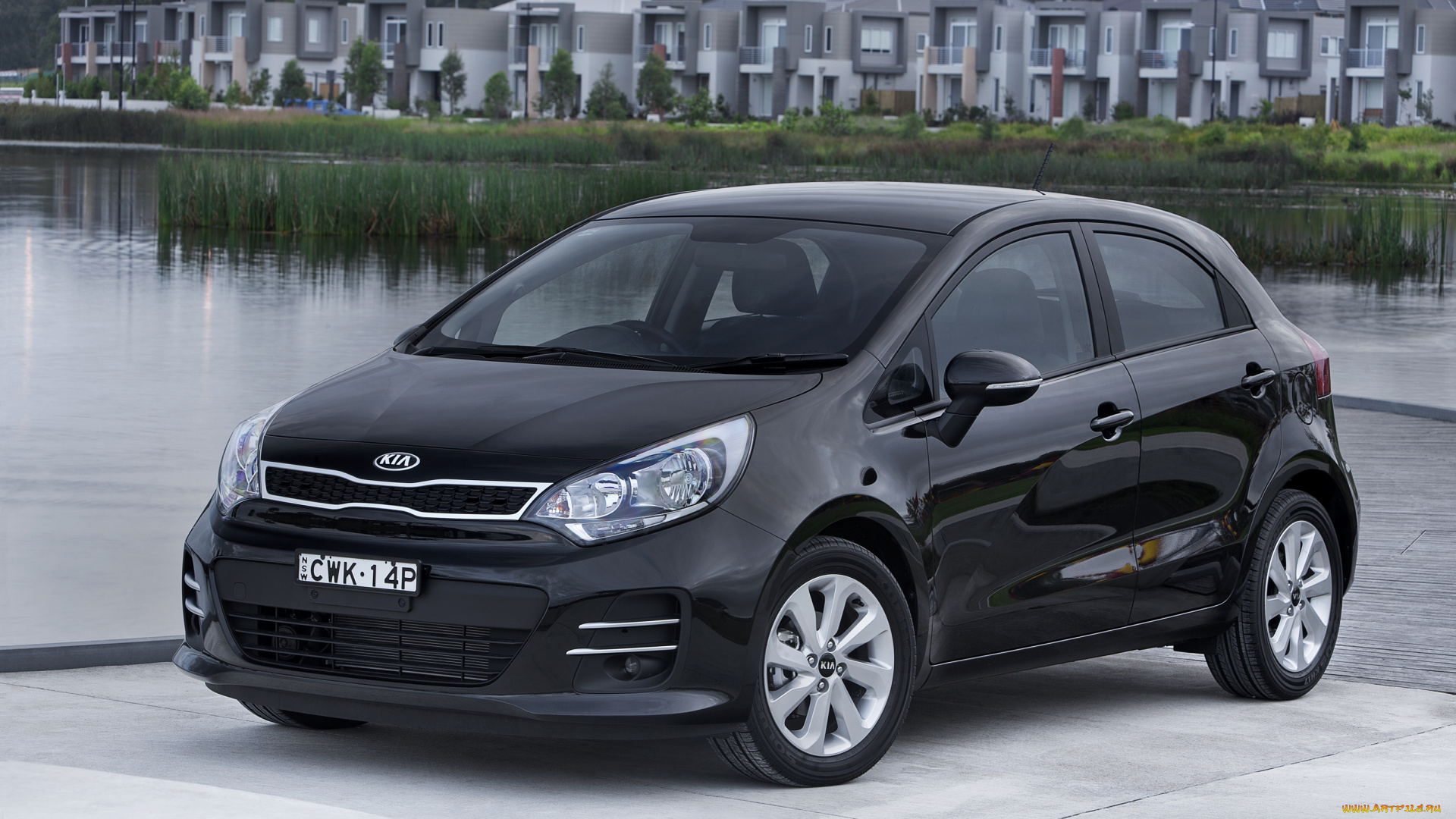 автомобили, kia, ub, 5-door, au-spec, rio, темный, 2015г