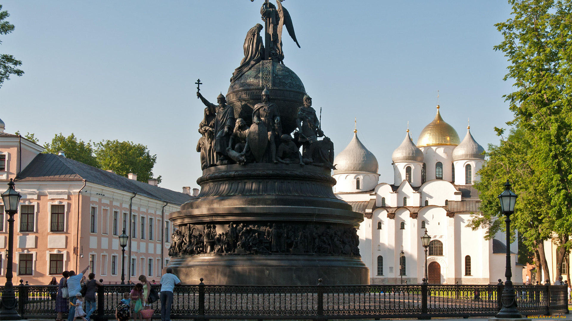 великий, новгород, города, -, памятники, , скульптуры, , арт-объекты, великий, новгород, памятник, тысячилетие, россии