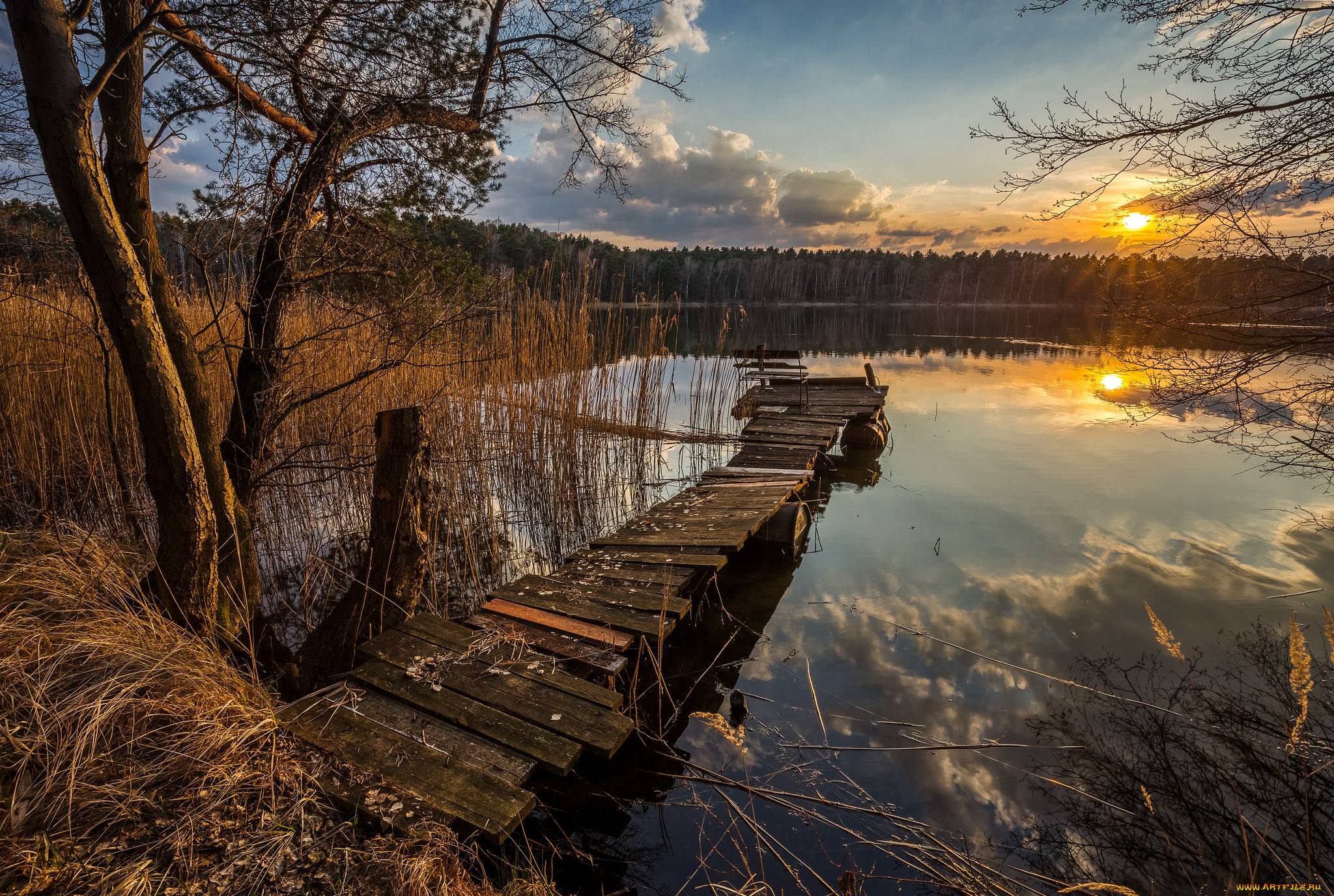 природа, реки, озера, простор