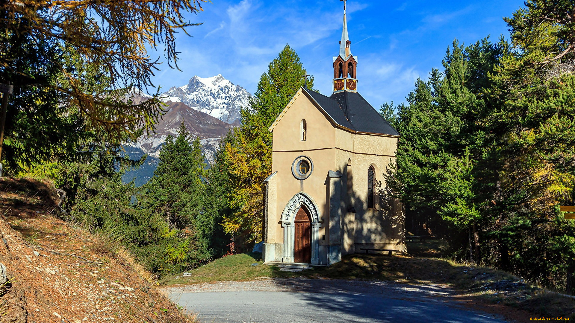 chapelle, saint, clair, france, города, -, католические, соборы, , костелы, , аббатства, chapelle, saint, clair