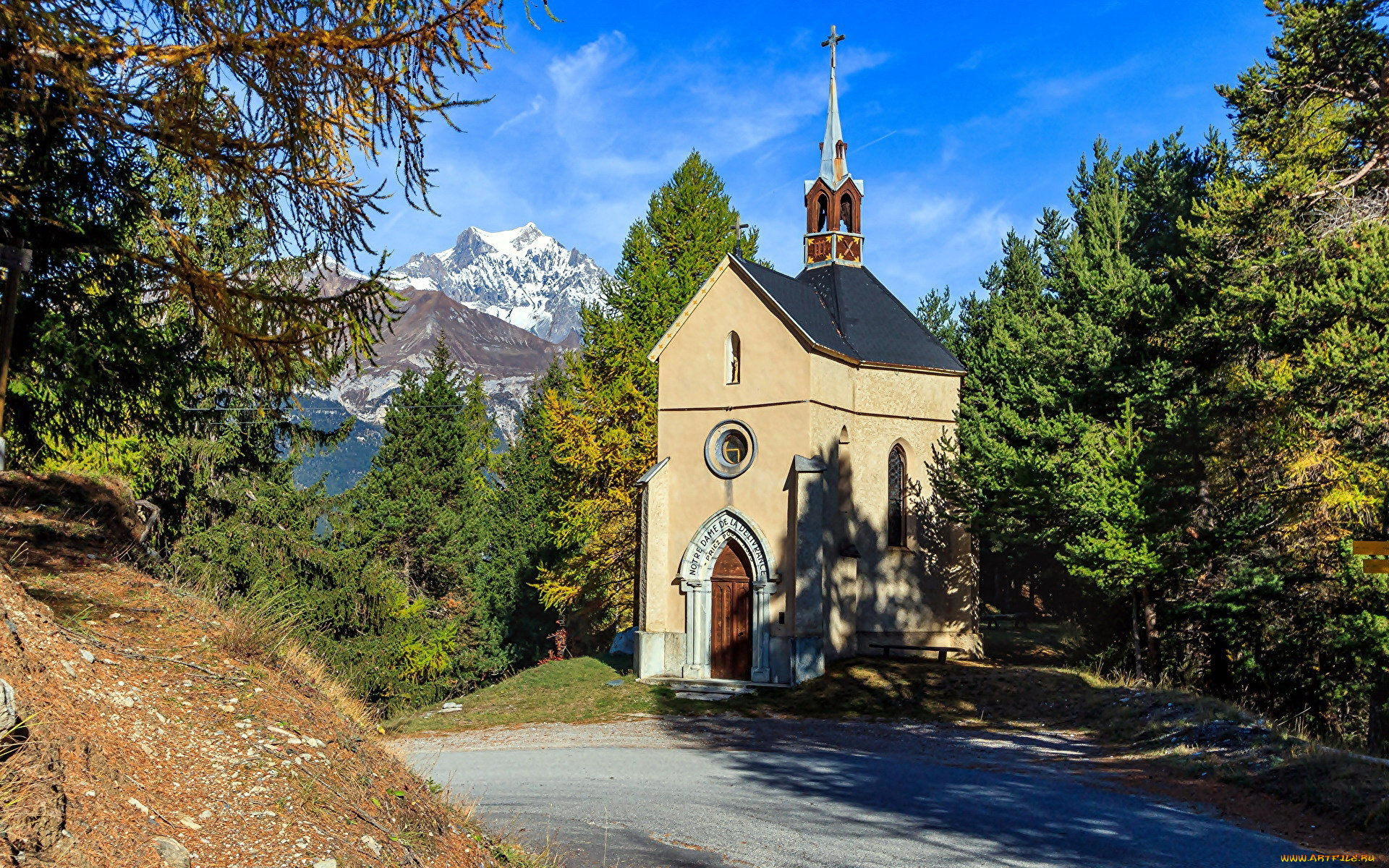 chapelle, saint, clair, france, города, -, католические, соборы, , костелы, , аббатства, chapelle, saint, clair