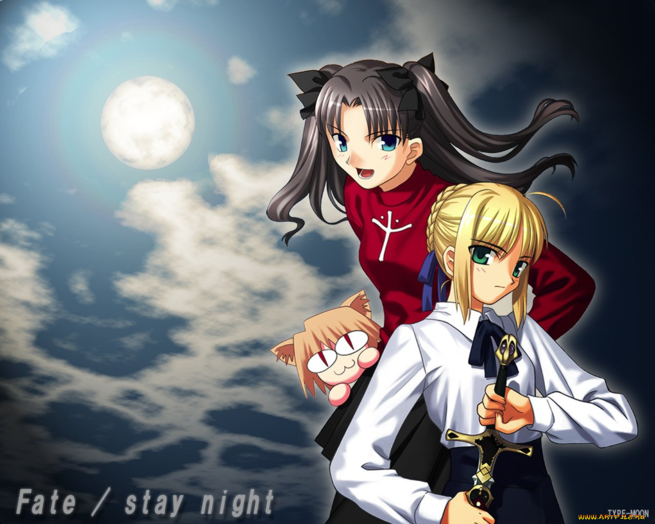 аниме, fate, stay, night