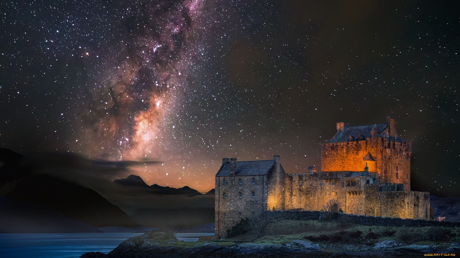 eilean, donan, castle, города, замок, эйлен-донан, , шотландия, замок