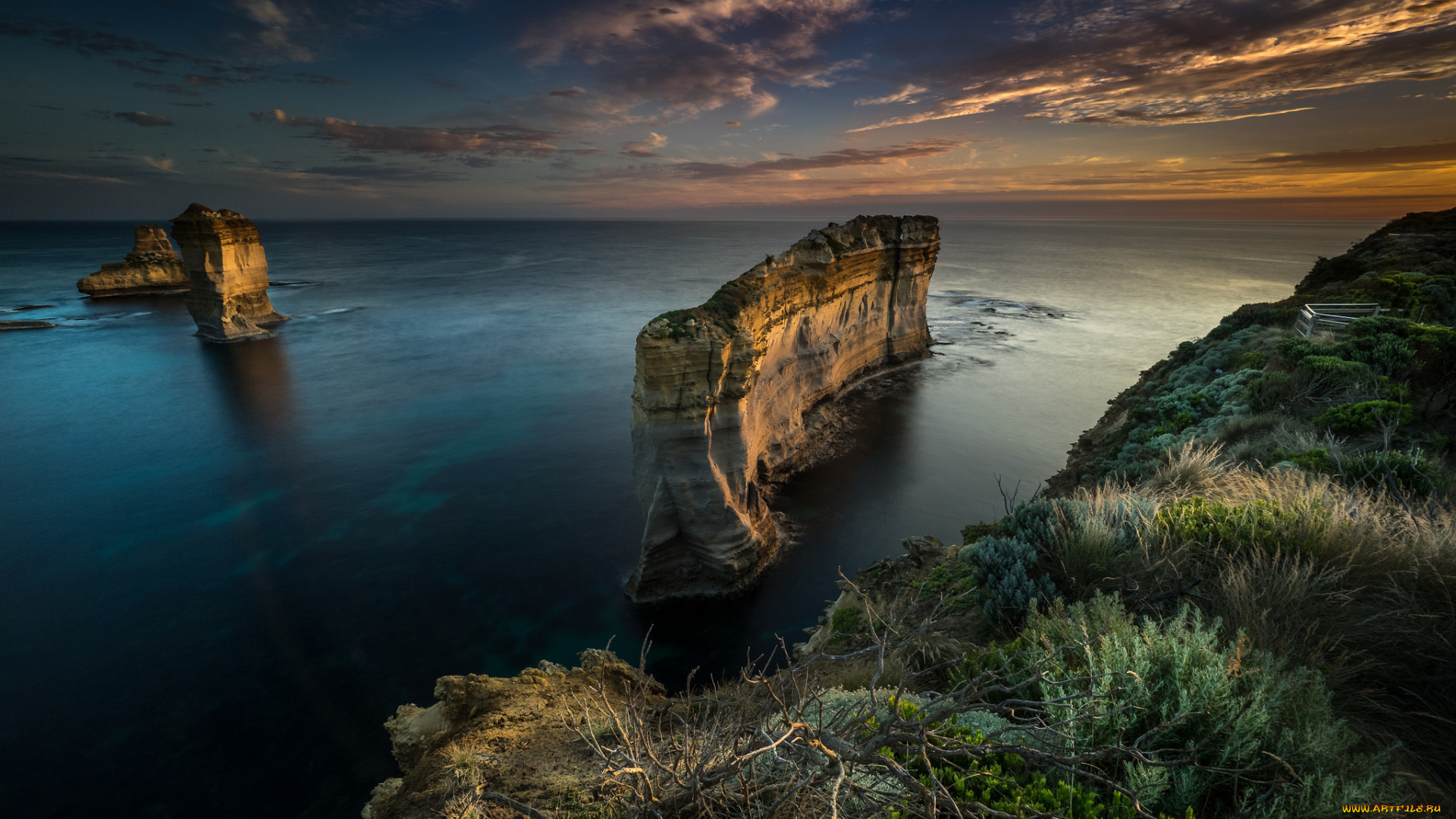 природа, побережье, берег, море