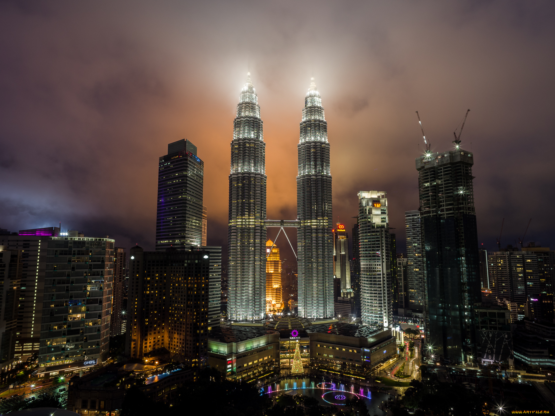 twin, towers, in, kuala, lumpur, , malaysia, города, куала-лумпур, , малайзия, башни, близнецы
