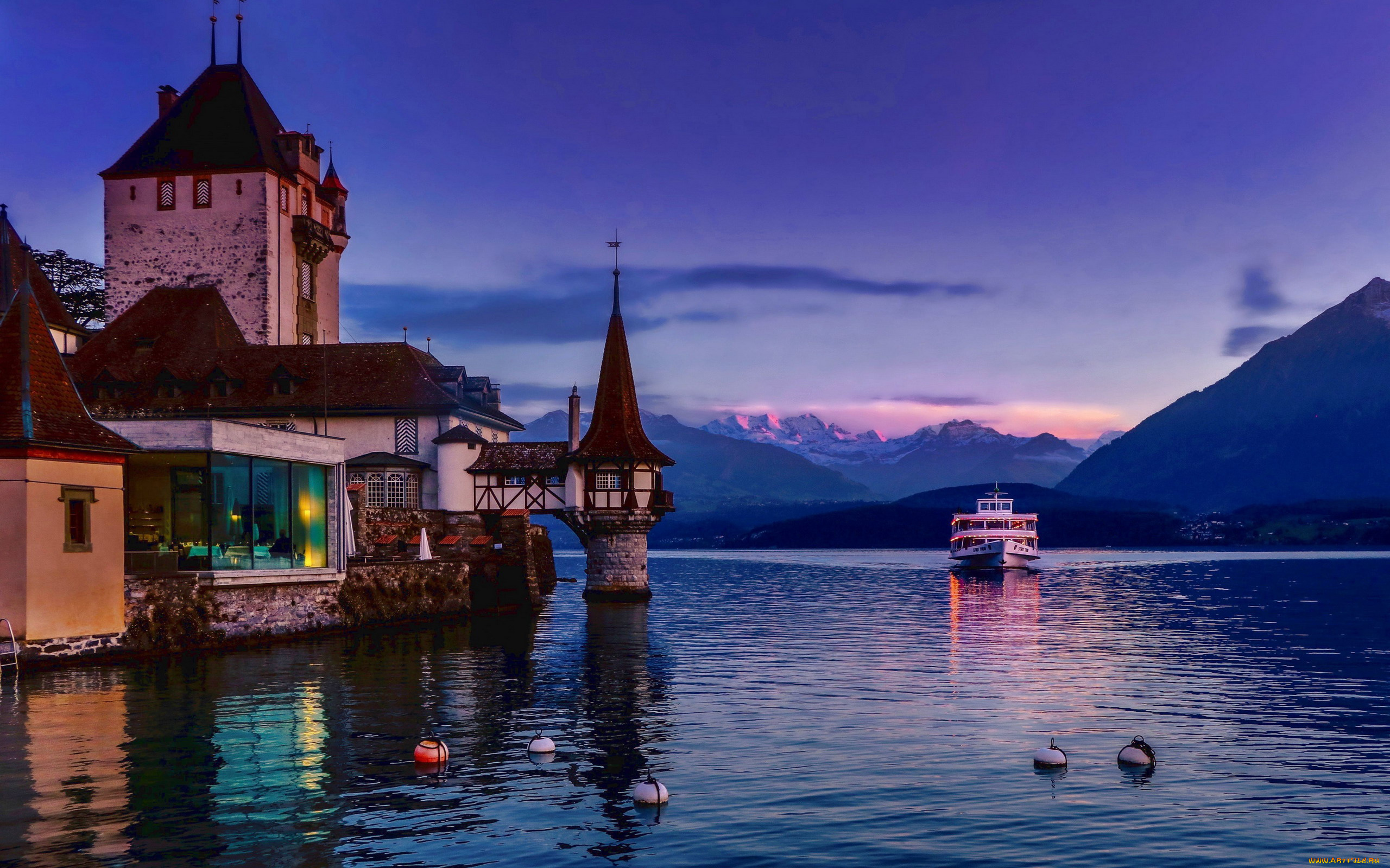 oberhofen, castle, города, замок, оберхофен, , швейцария, oberhofen, castle