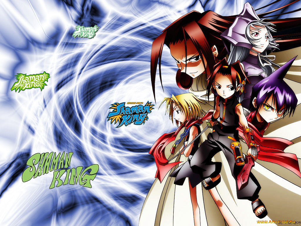 аниме, shaman, king