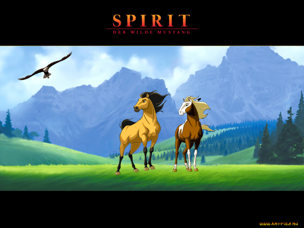 мультфильмы, spirit, stallion, of, the, cimarron
