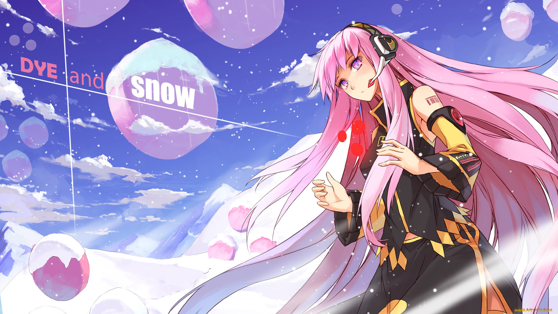 аниме, vocaloid, megurine, luka